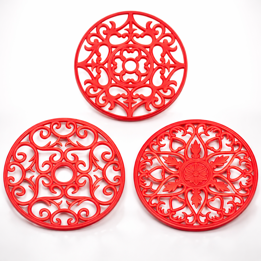Silicone Heat Resistant Trivets for Kitchen
