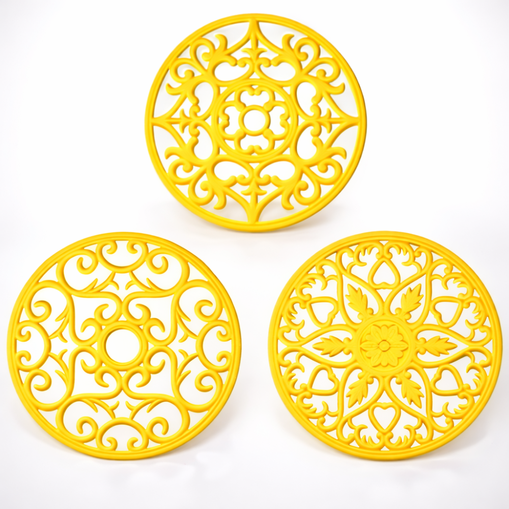 Silicone Heat Resistant Trivets for Kitchen