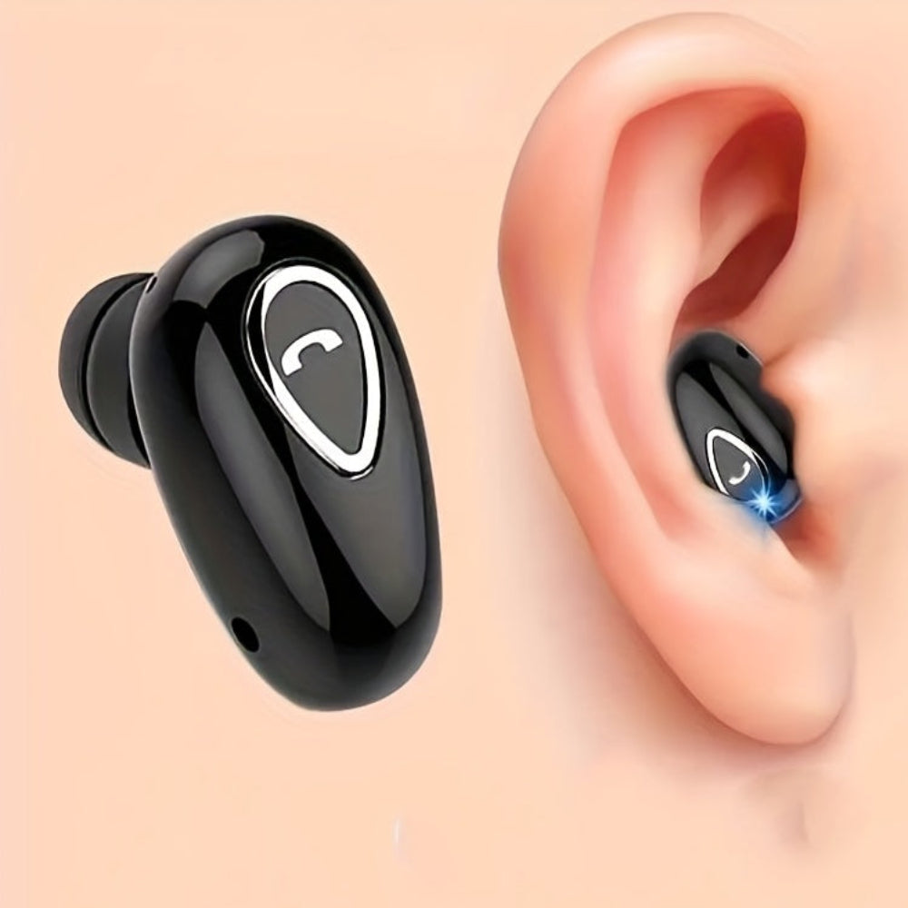 Bluetooth Earbud Wireless Mini Invisible Single Ear Headphone