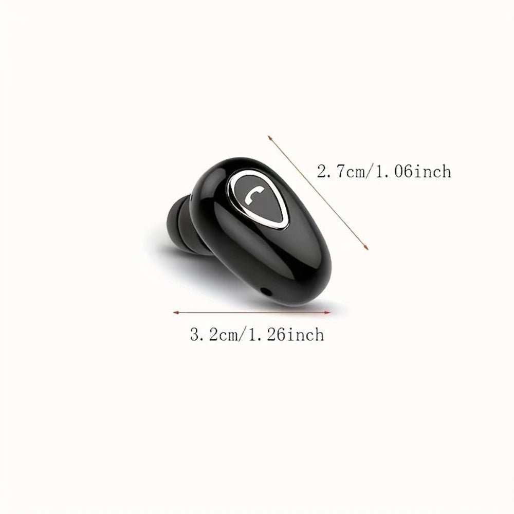 Bluetooth Earbud Wireless Mini Invisible Single Ear Headphone