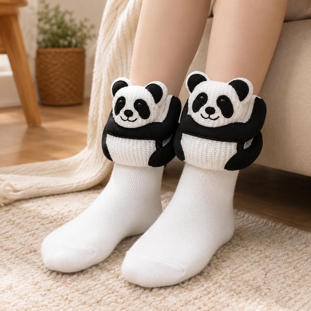 Hausschuhe Kuschelsocken Niedliche Tier Plüsch Warme Indoor-Bekleidung