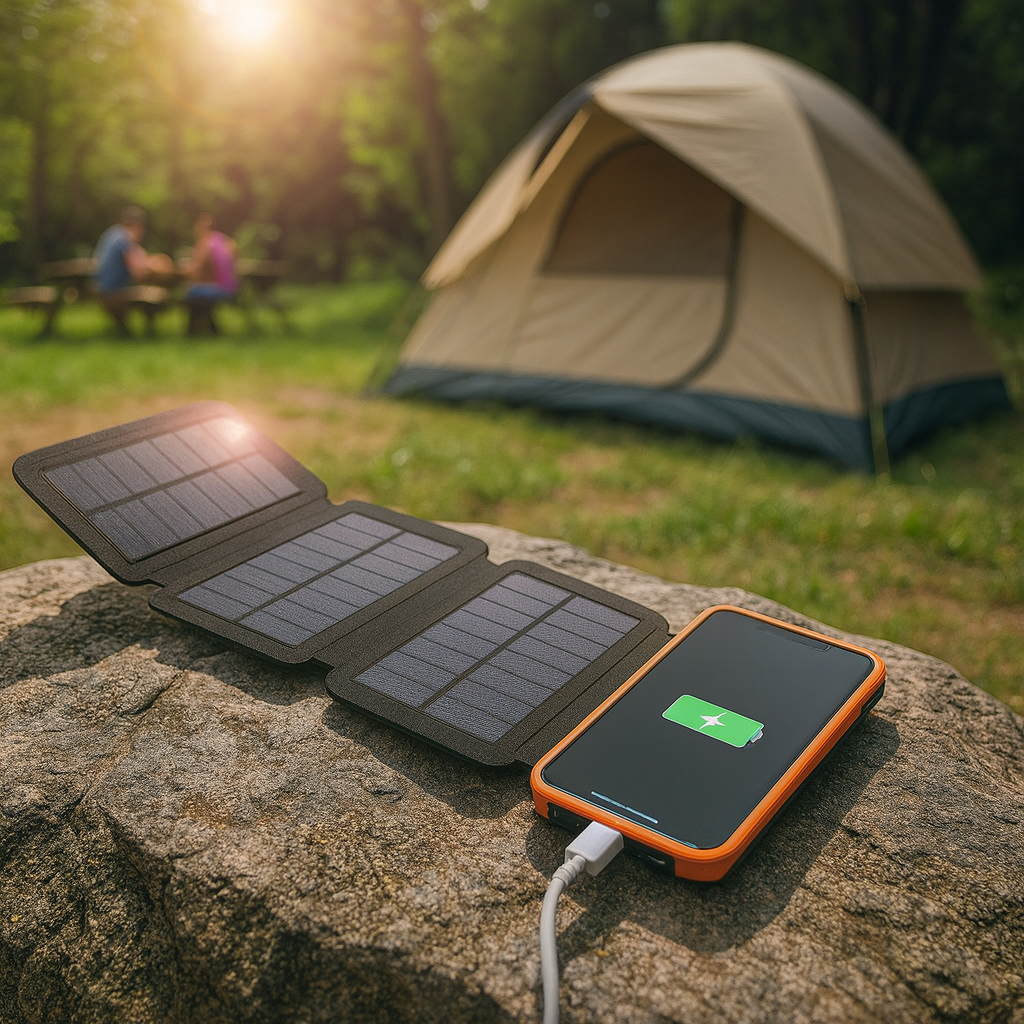 Solar Hunting Gear Portable Foldable Power Bank
