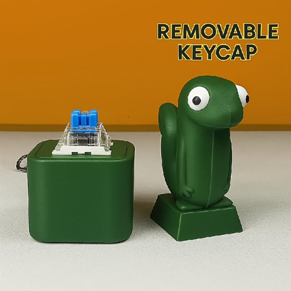 Sound Toy Lizard Keychain Lights Funny Animal Gift Kids Adults