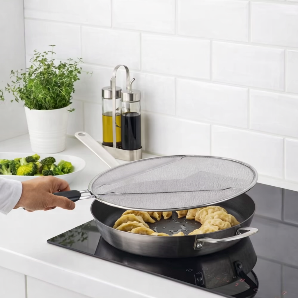 Splatter Guard Frying Pan Oil Screen