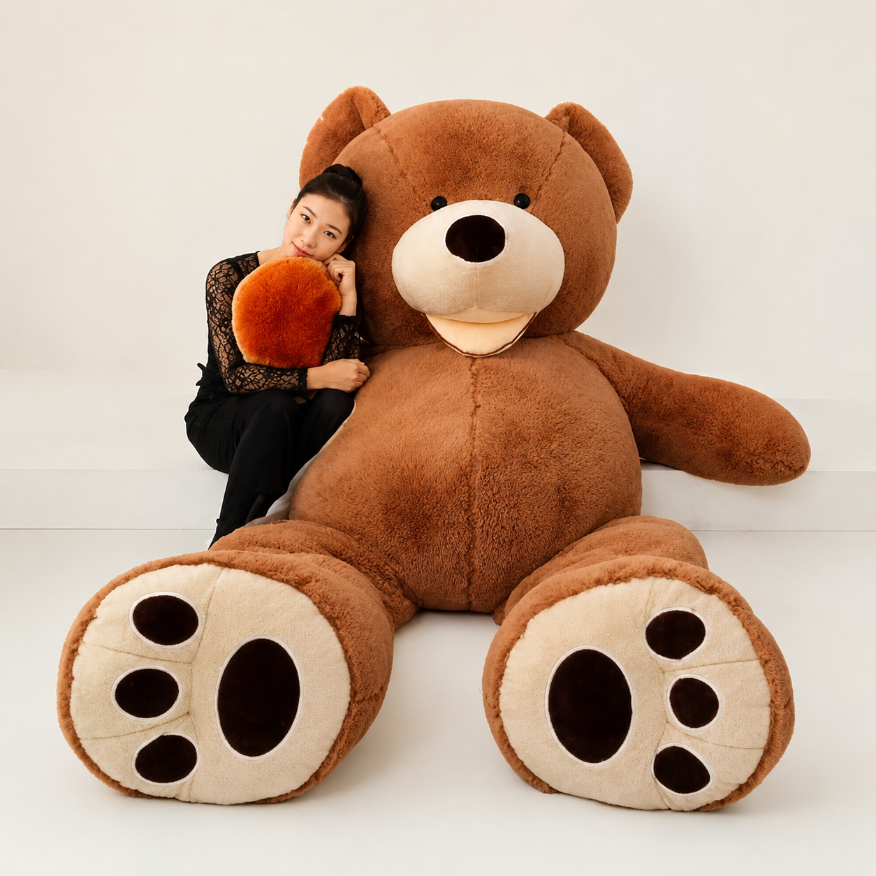 Große weiche Plüsch-Teddybär-Spielzeug-Außenschale
