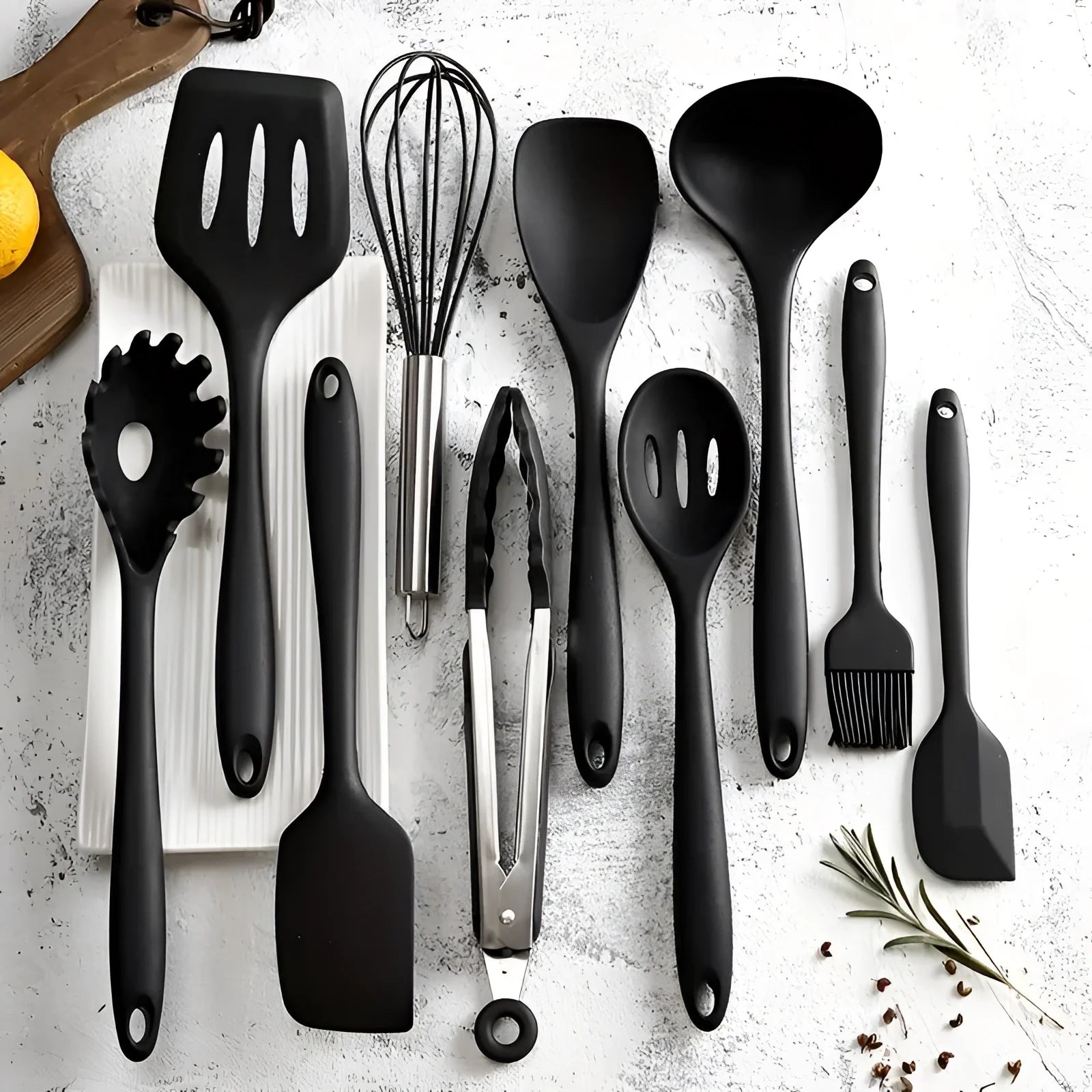 Kitchen Utensil Set Non-Stick Silicone Tools