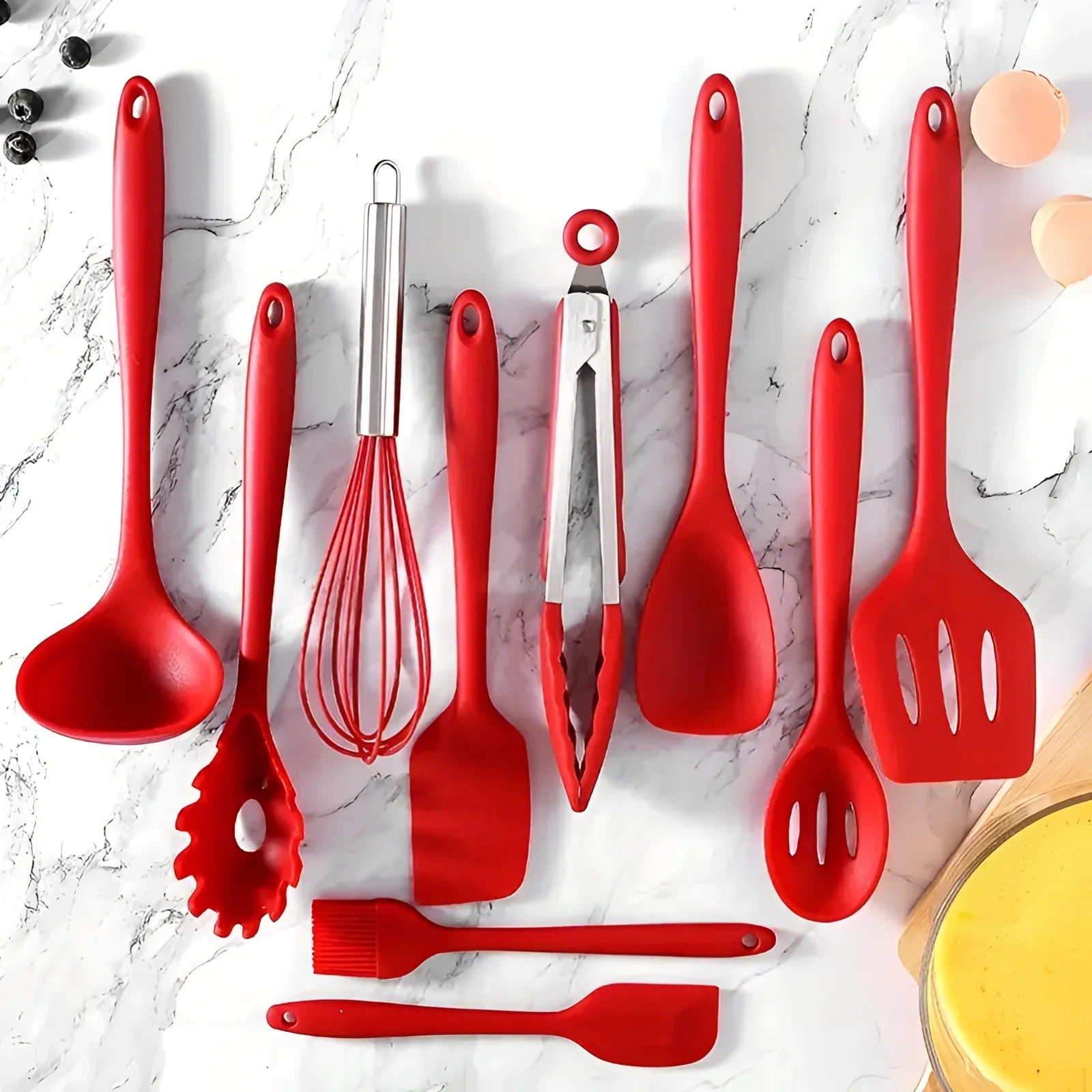 Kitchen Utensil Set Non-Stick Silicone Tools