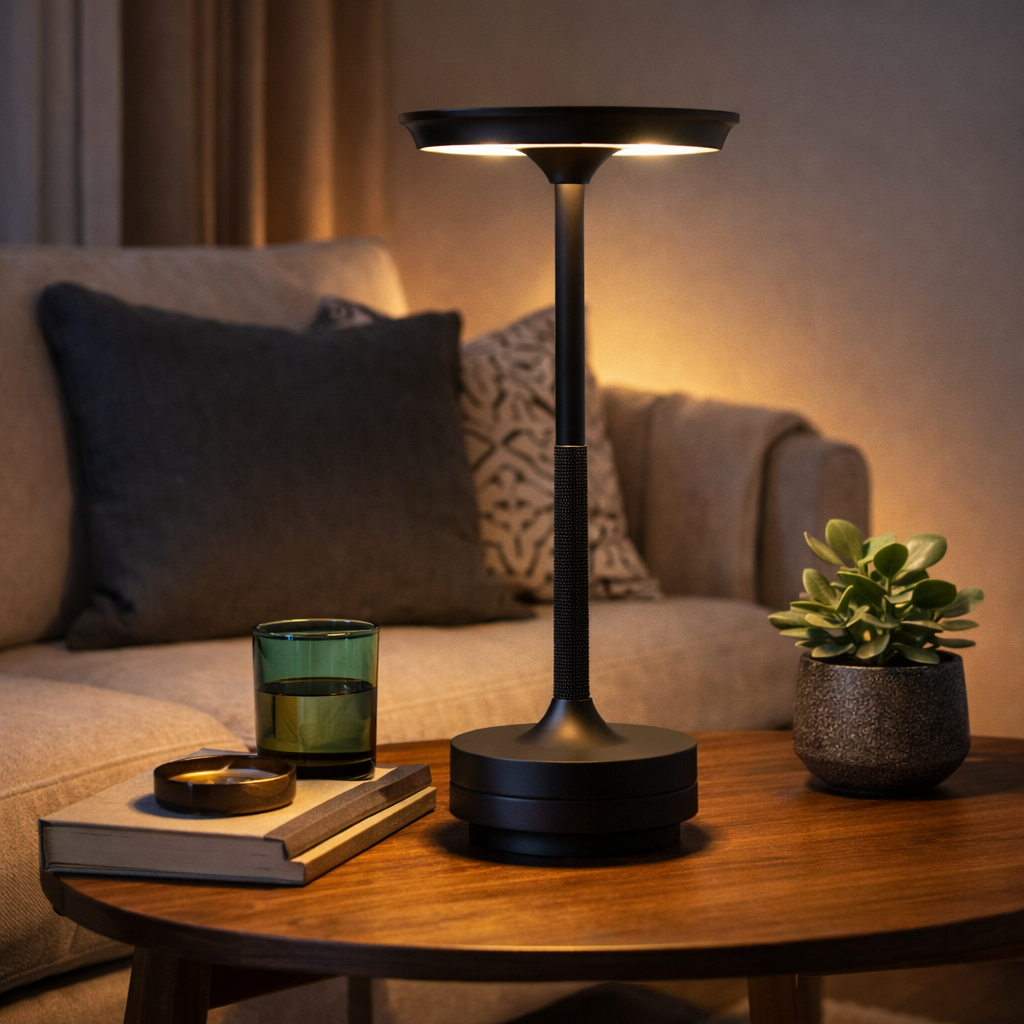 Table Lamp Cordless LED Touch Dimmable Aluminum Rechargeable
