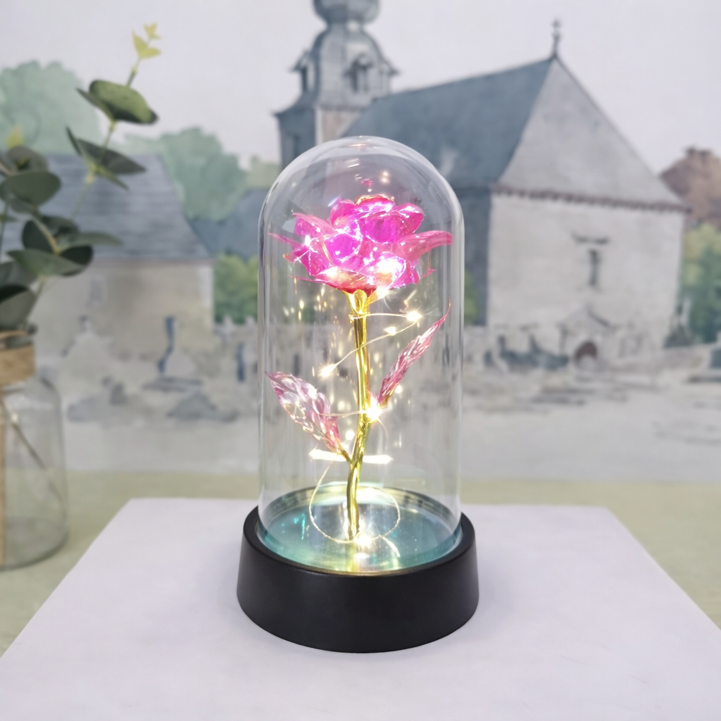 Table Lamp Rose LED Light Display