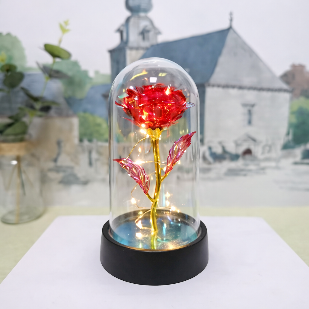 Table Lamp Rose LED Light Display