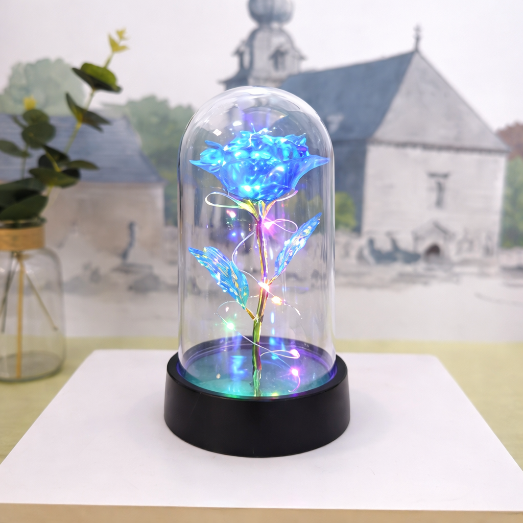 Table Lamp Rose LED Light Display