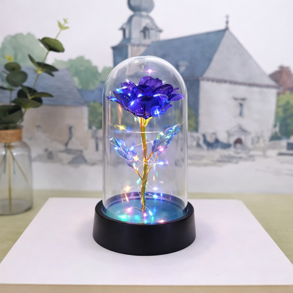 Table Lamp Rose LED Light Display