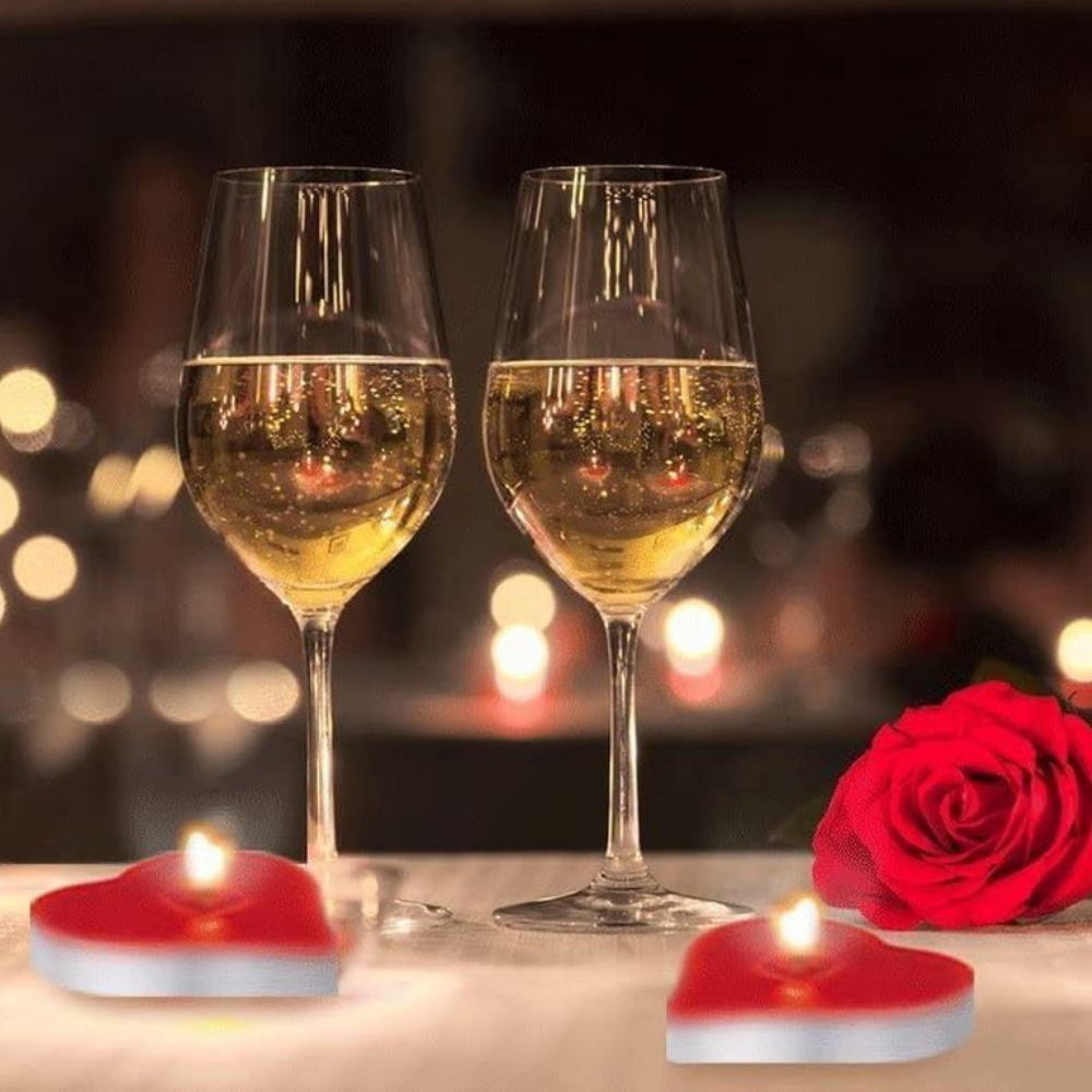 Tea Light Candles Heart Shape Romantic Decorative Candle Set