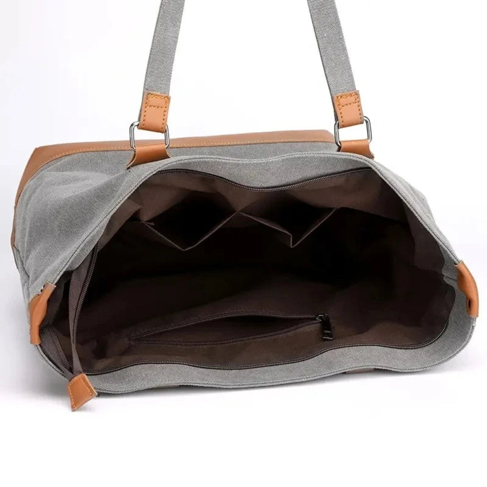 Women Canvas Tote Bag Large Minimalist Shoulder Bag