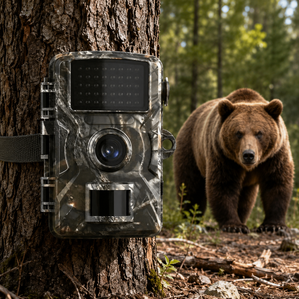 Trail Camera Wildlife Camera Night Vision Motion Sensor Recorder