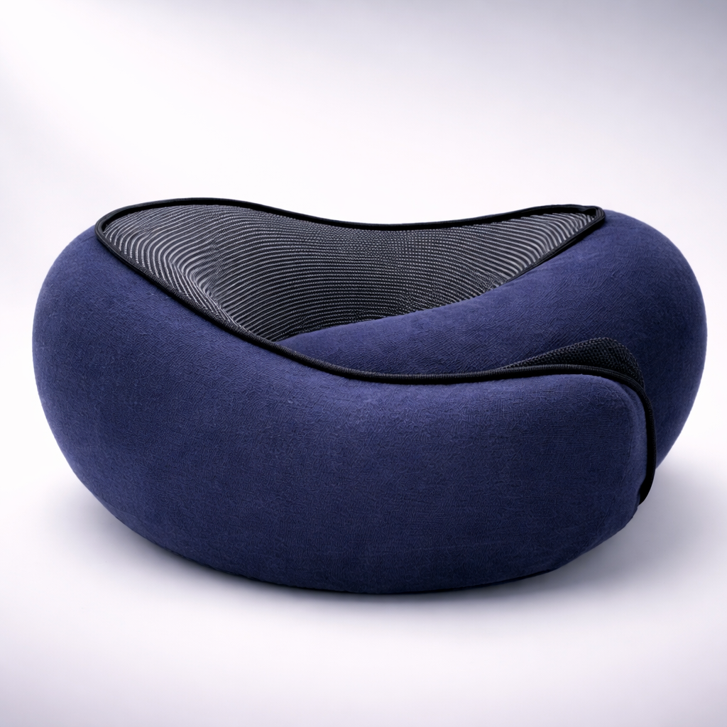 Travel Pillow Memory Foam Neck Support Flight Comfort