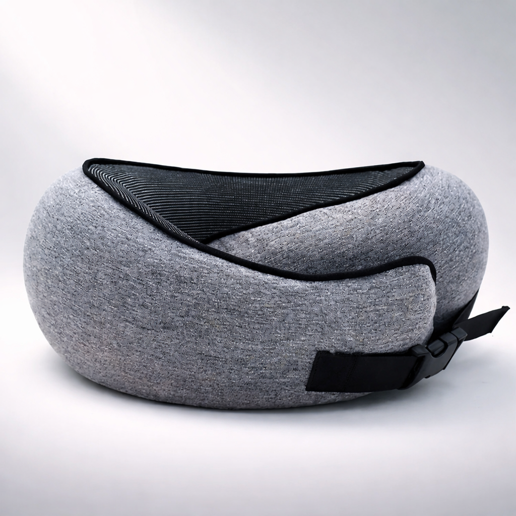Travel Pillow Memory Foam Neck Support Flight Comfort