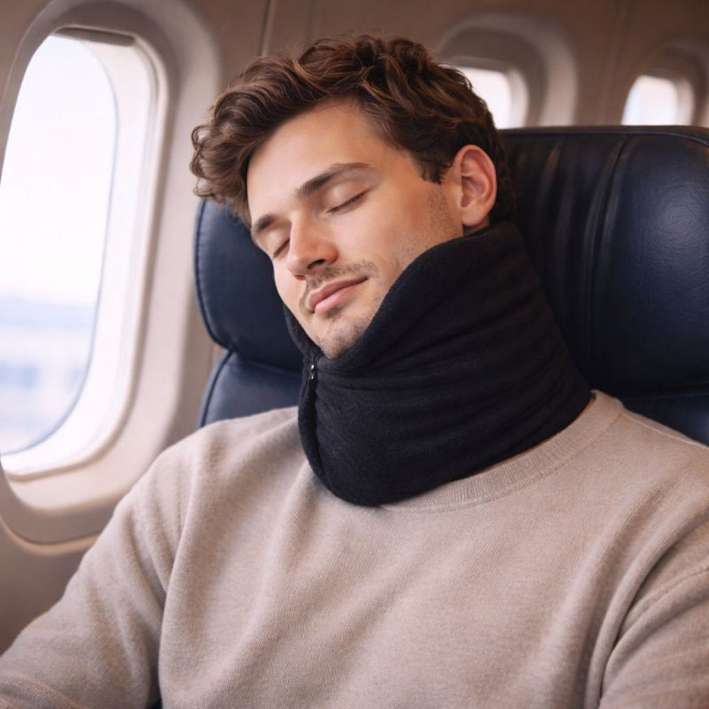 Travel Pillow Wrap Around Neck Support Upright Rest