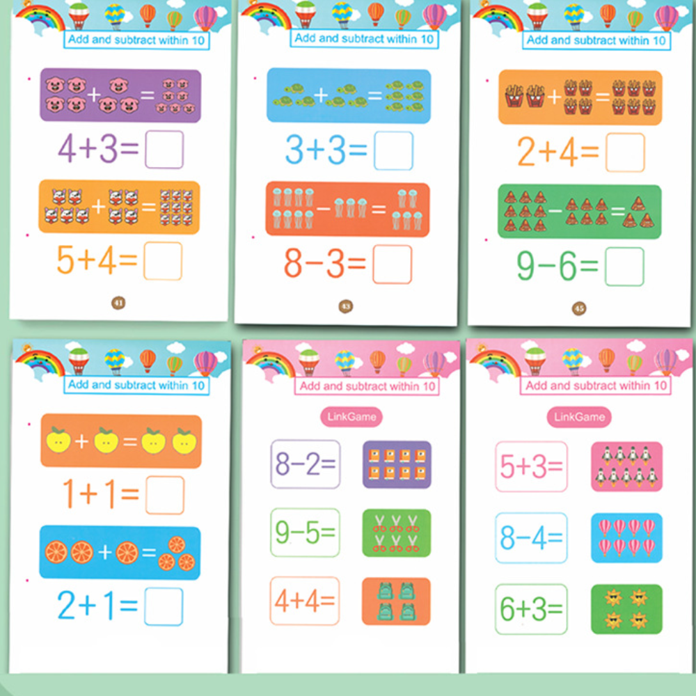 Tracing Book Kids Learning Letters Numbers and Shapes Workbook