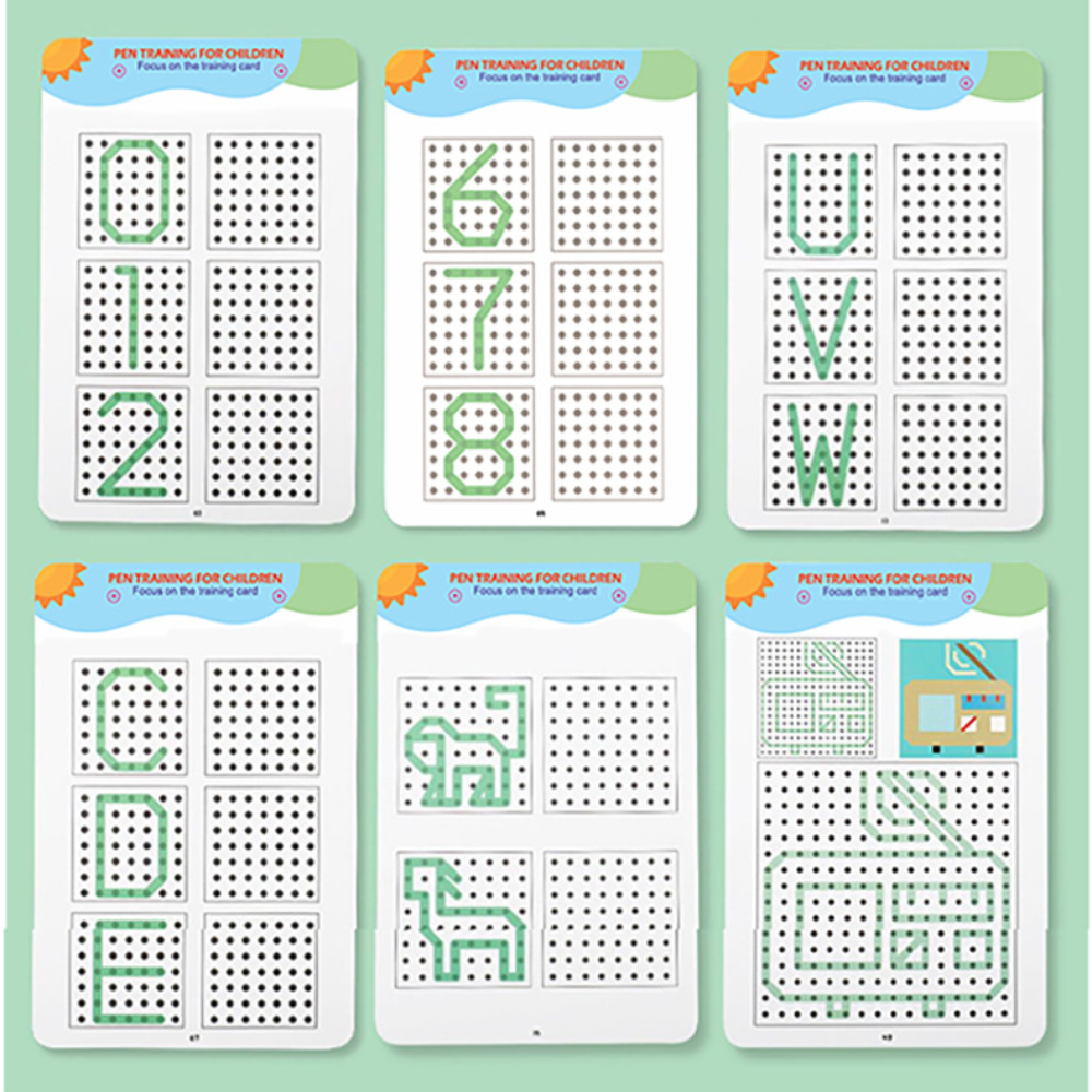 Tracing Book Kids Learning Letters Numbers and Shapes Workbook