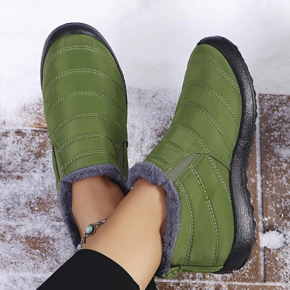 Women’s Waterproof Thermal Winter Boots | Slip On Snow