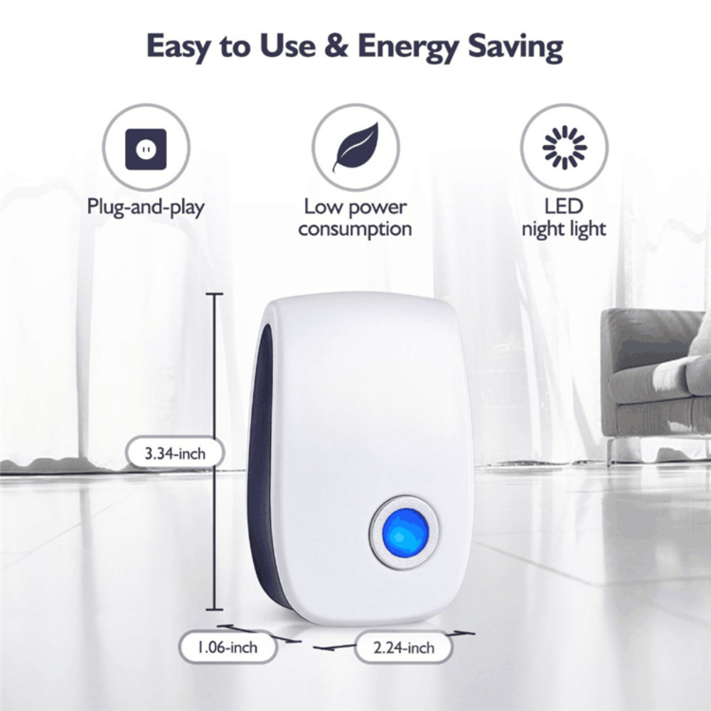 Ultrazvukový odpuzovač škůdců do zásuvky vnitřní elektronické zařízení pro kontrolu škůdců