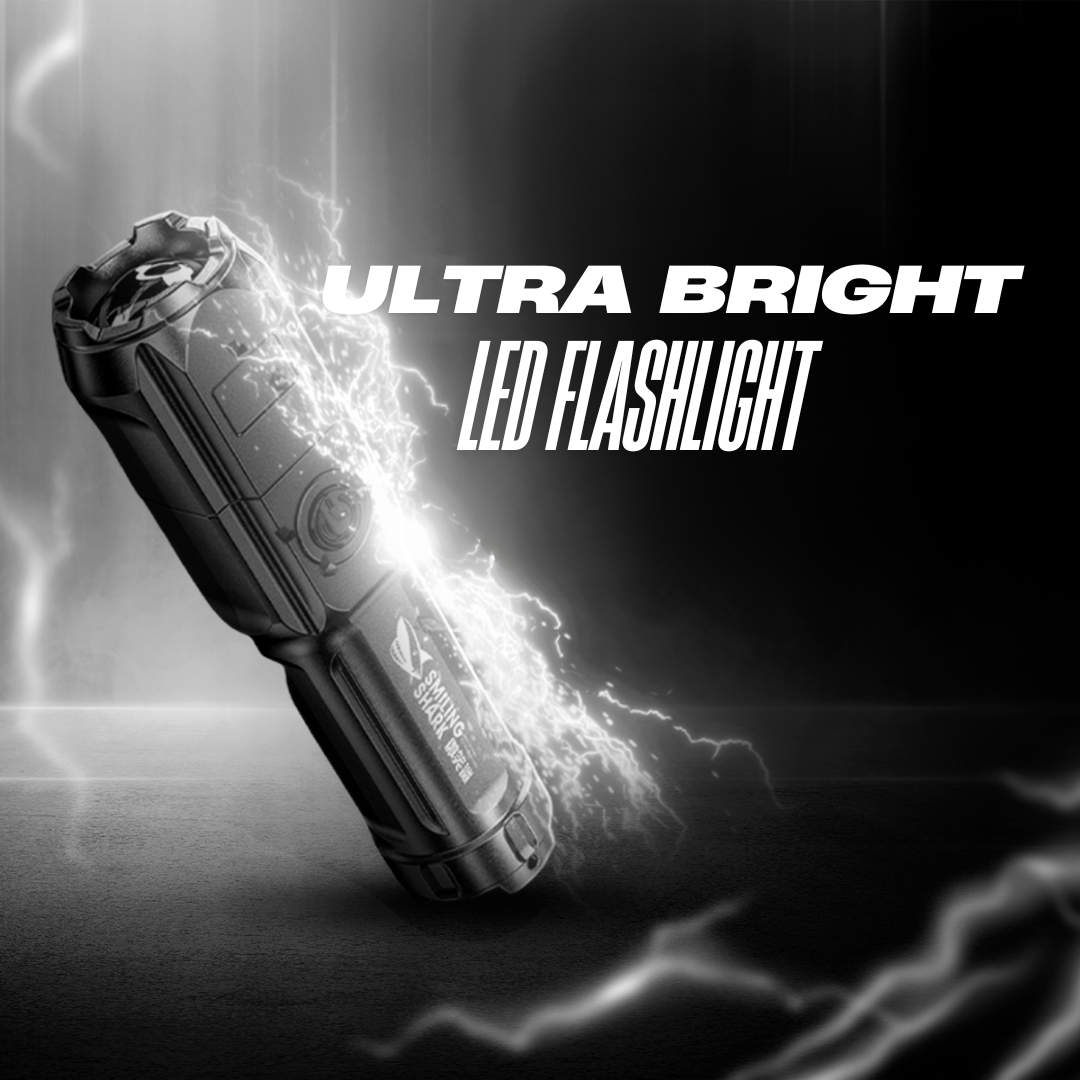 LED-Taschenlampe Wiederaufladbar Wasserdicht Outdoor-Flashlight