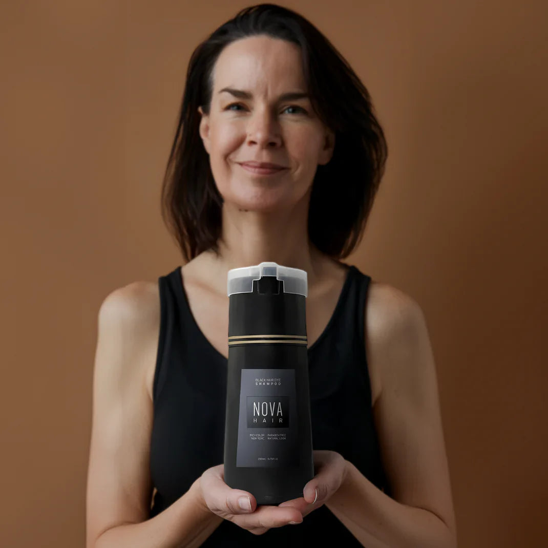 Haarfarbe Shampoo Grauabdeckung Ohne Ammoniak Schnell Tönung