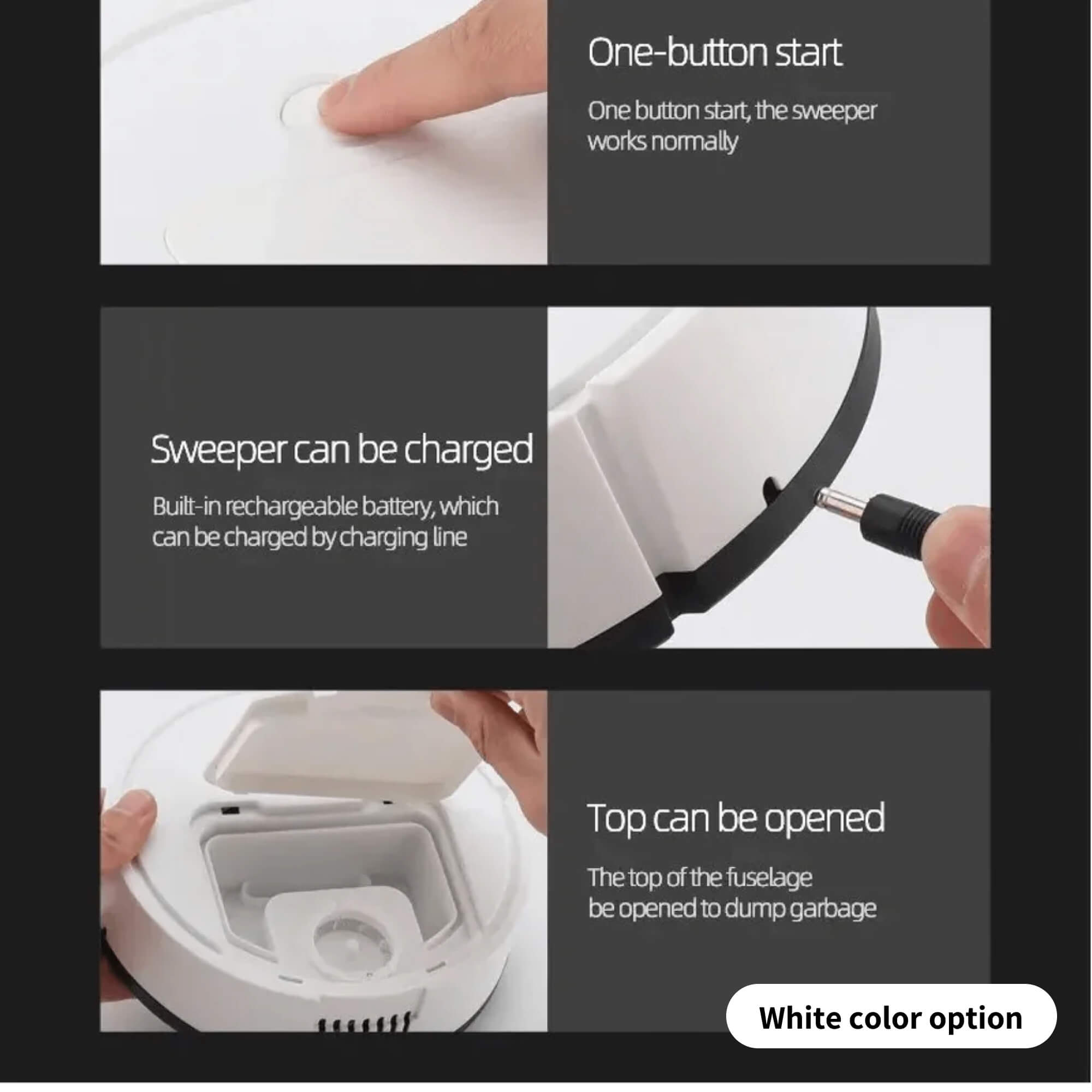 Robot Vacuum Cleaner Smart Automatic Floor Mop