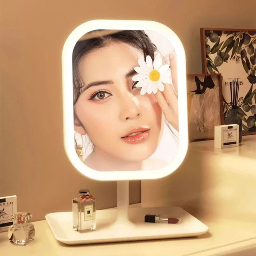 Vanity Mirror LED Touch Control Tabletop Makeup Mirror