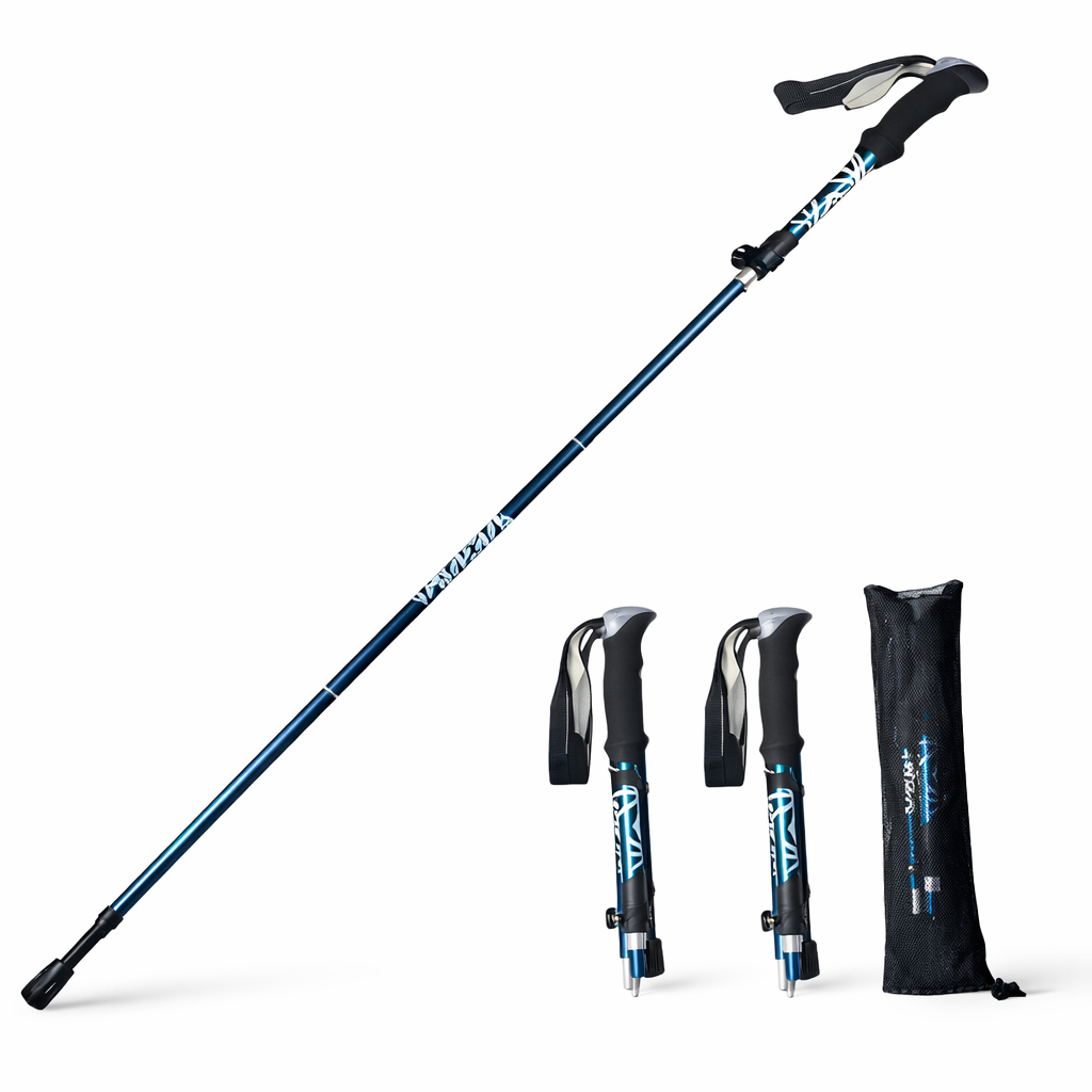 Walking Stick Adjustable Folding Trekking Pole