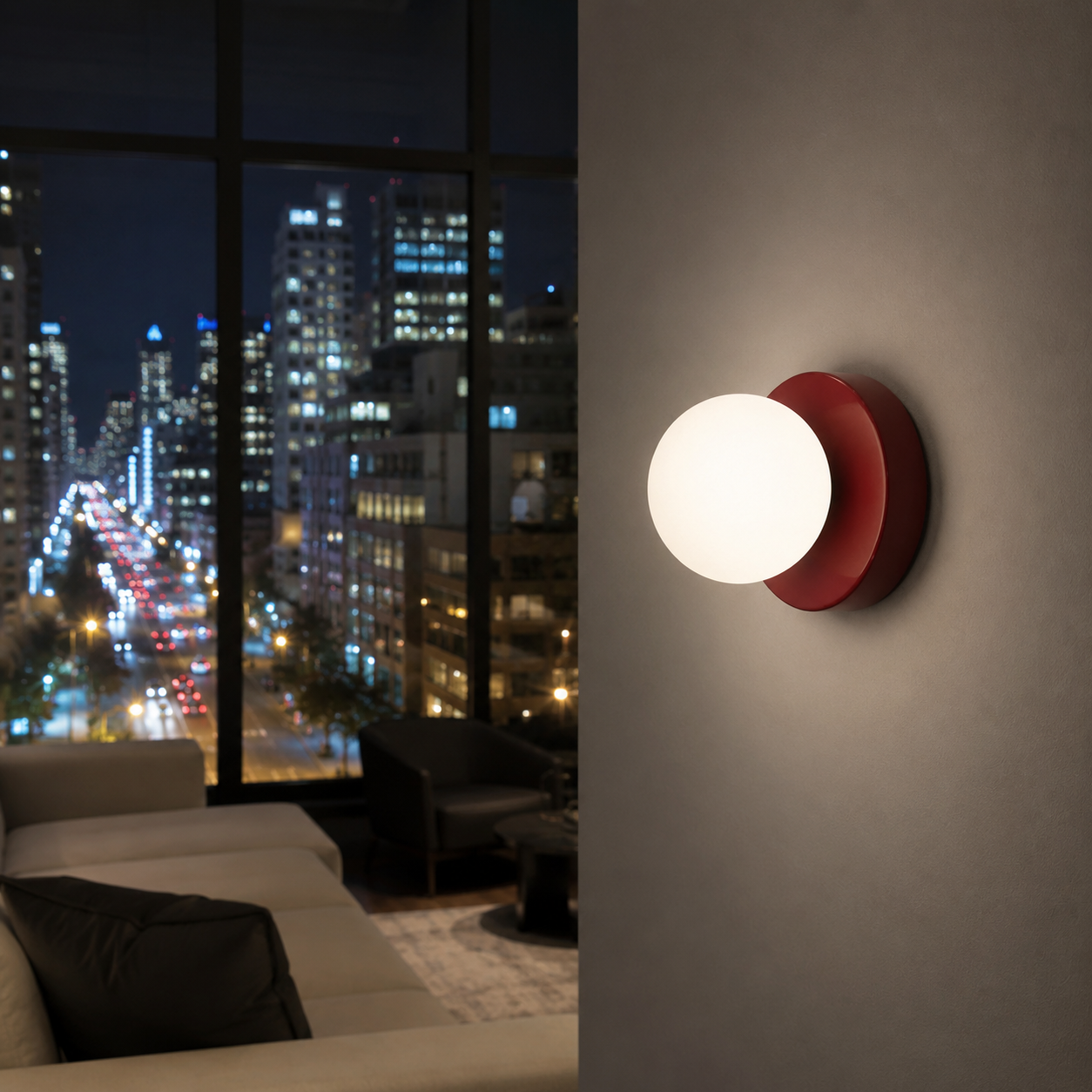 Wall Light Glass Sconce Indoor Globe Mounted Fixture