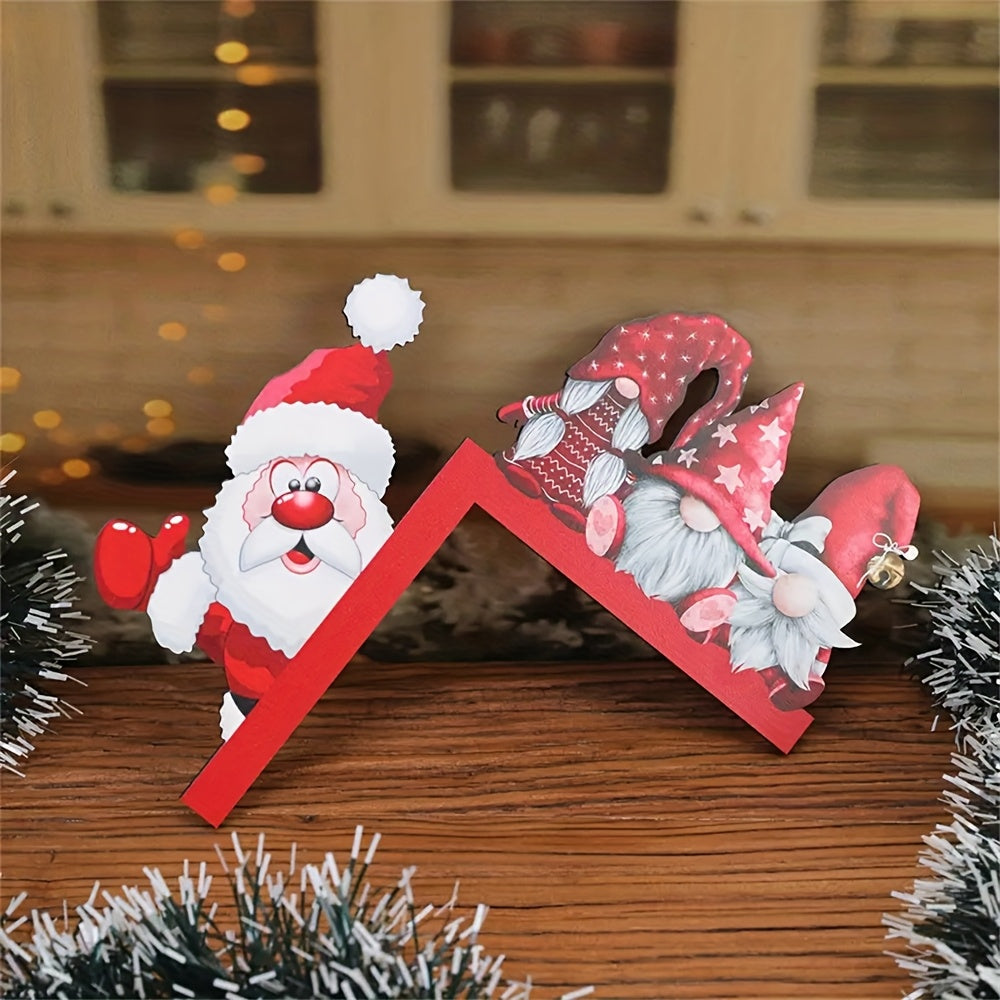 Wall Decor Christmas Santa’s Reindeer Door Frame Holiday Accent