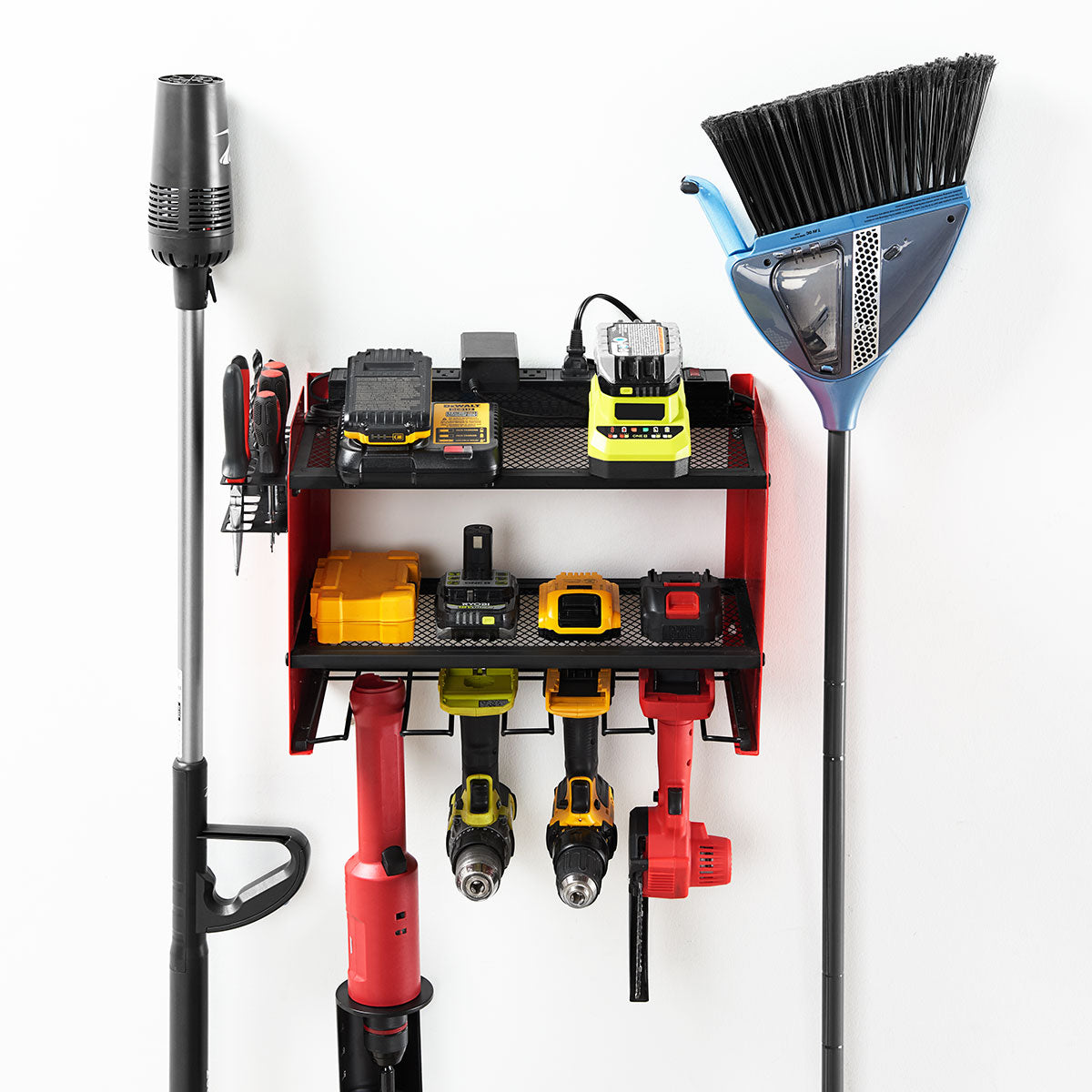 Wall Mount Power Tool Organizer Charging Station