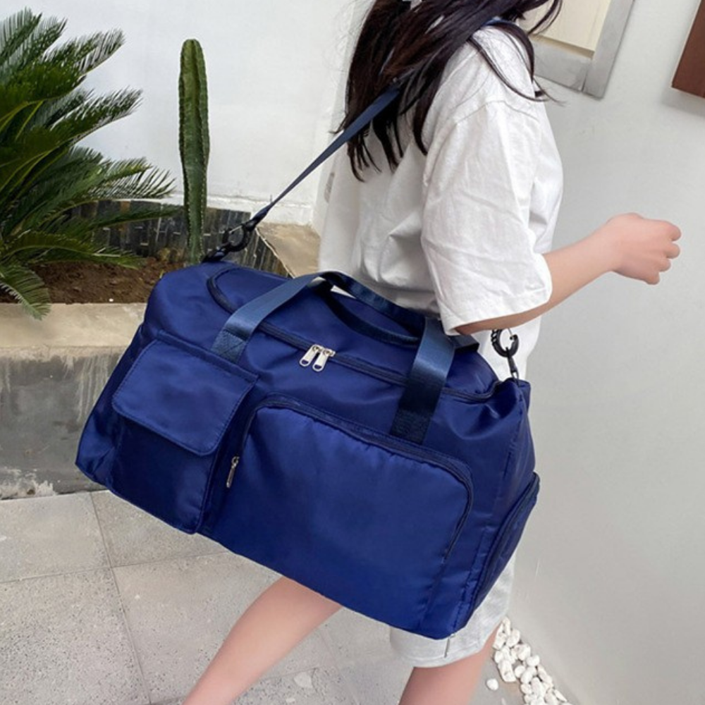 Vodotěsná cestovní taška Duffel | Velký kufr na cvičení s přihrádkou na boty