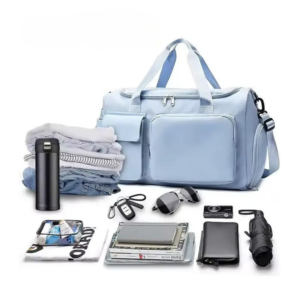 Vodotěsná cestovní taška Duffel | Velký kufr na cvičení s přihrádkou na boty