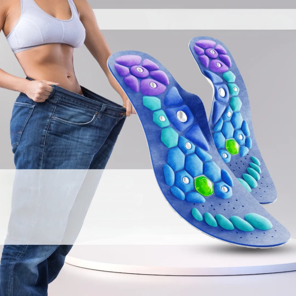 Acupressure Insoles Slimming Weight Loss Support