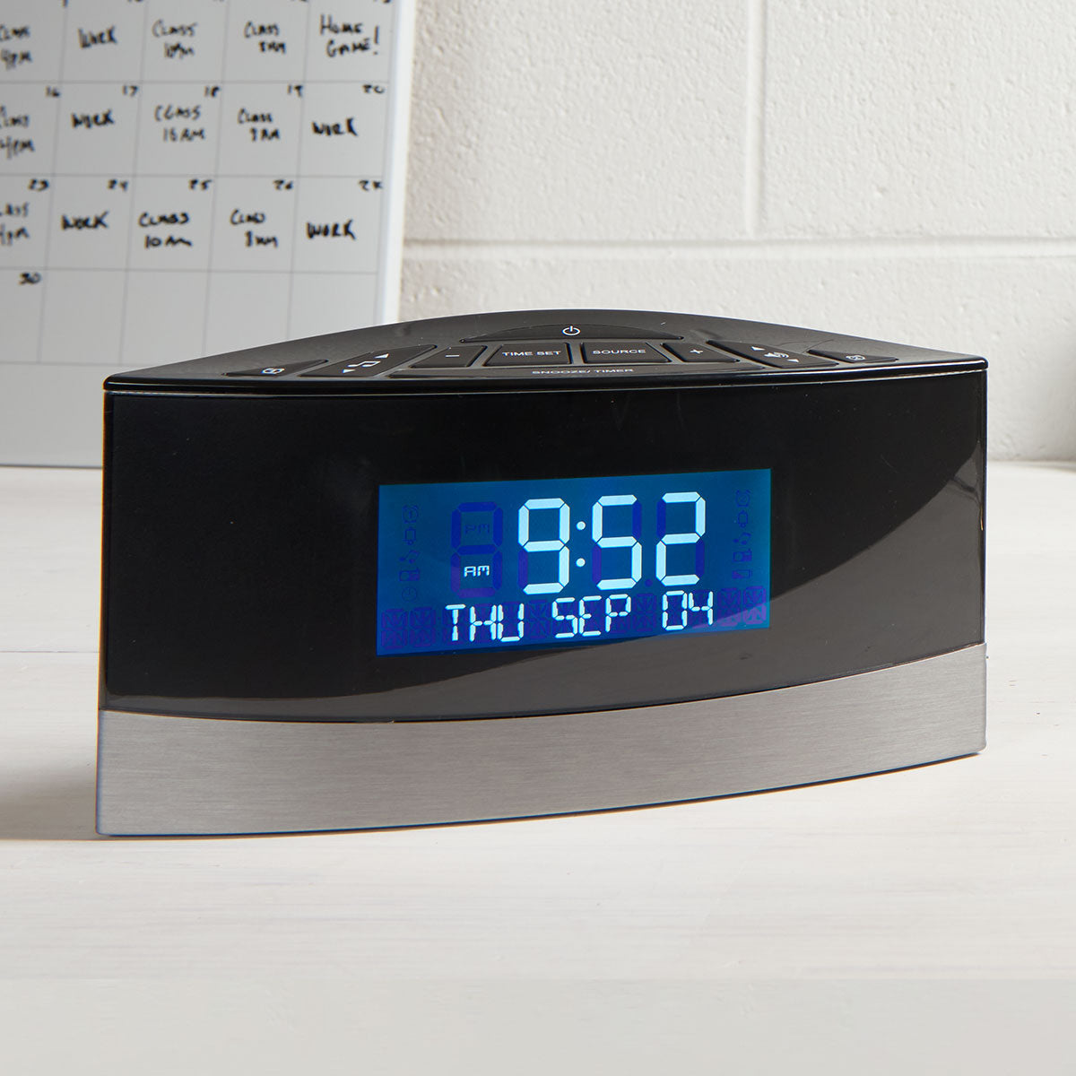 White Noise Machine Sleep Alarm Clock Radio