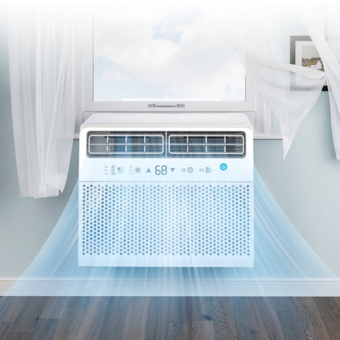 Window AC Unit Compact Cooling System Low Noise