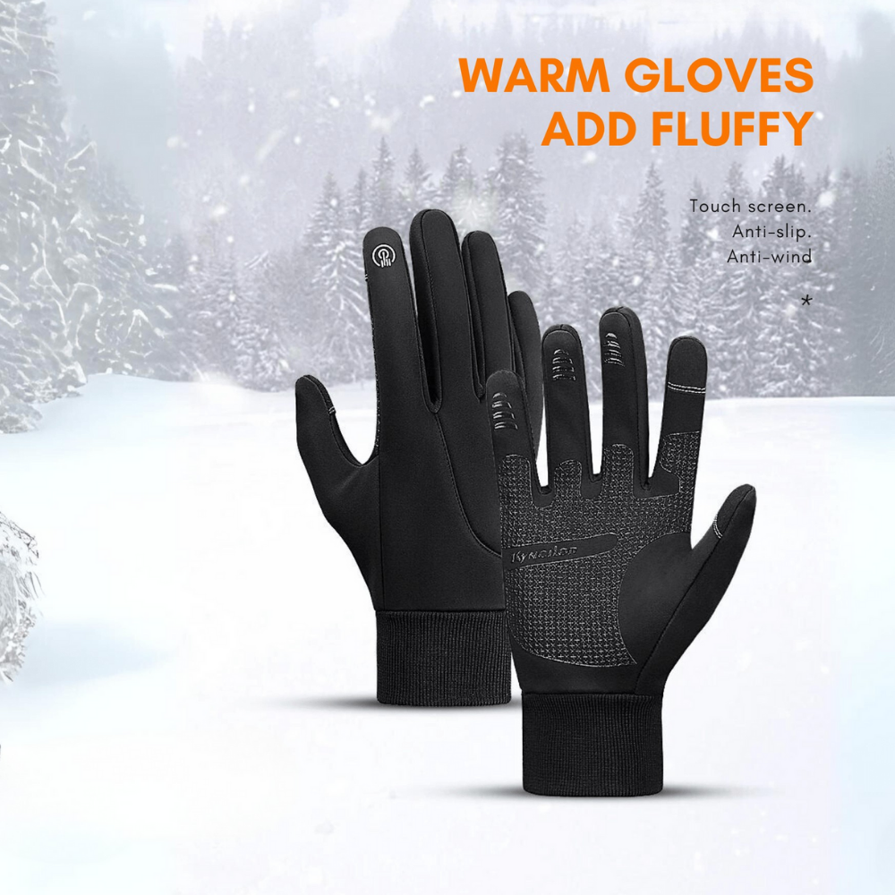 Winter Gloves Waterproof Thermal Touchscreen Cycling Gloves