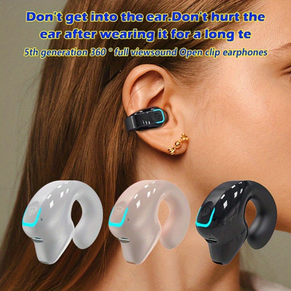 Wireless Bluetooth Earbuds Open Ear Sports Headphones