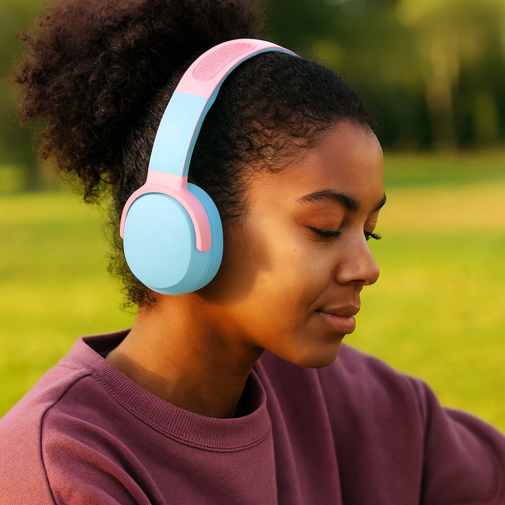 Wireless Bluetooth Headphones Over Ear Stereo Sound Comfort Fit