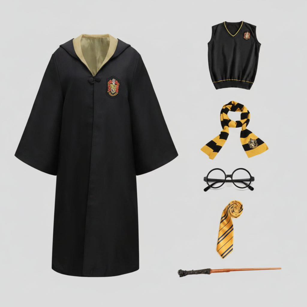 Wizard Costume Cloak Accessories Outfit Set 8