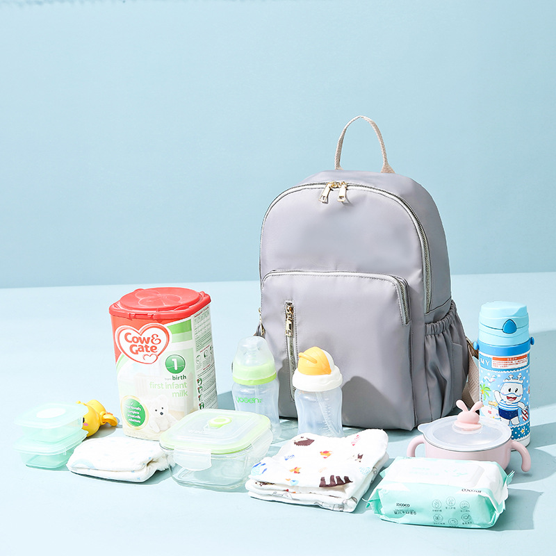 Women Vegan Leather Diaper Backpack  Waterproof