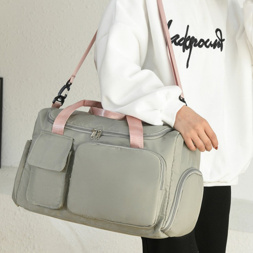 Vodotěsná cestovní taška Duffel | Velký kufr na cvičení s přihrádkou na boty