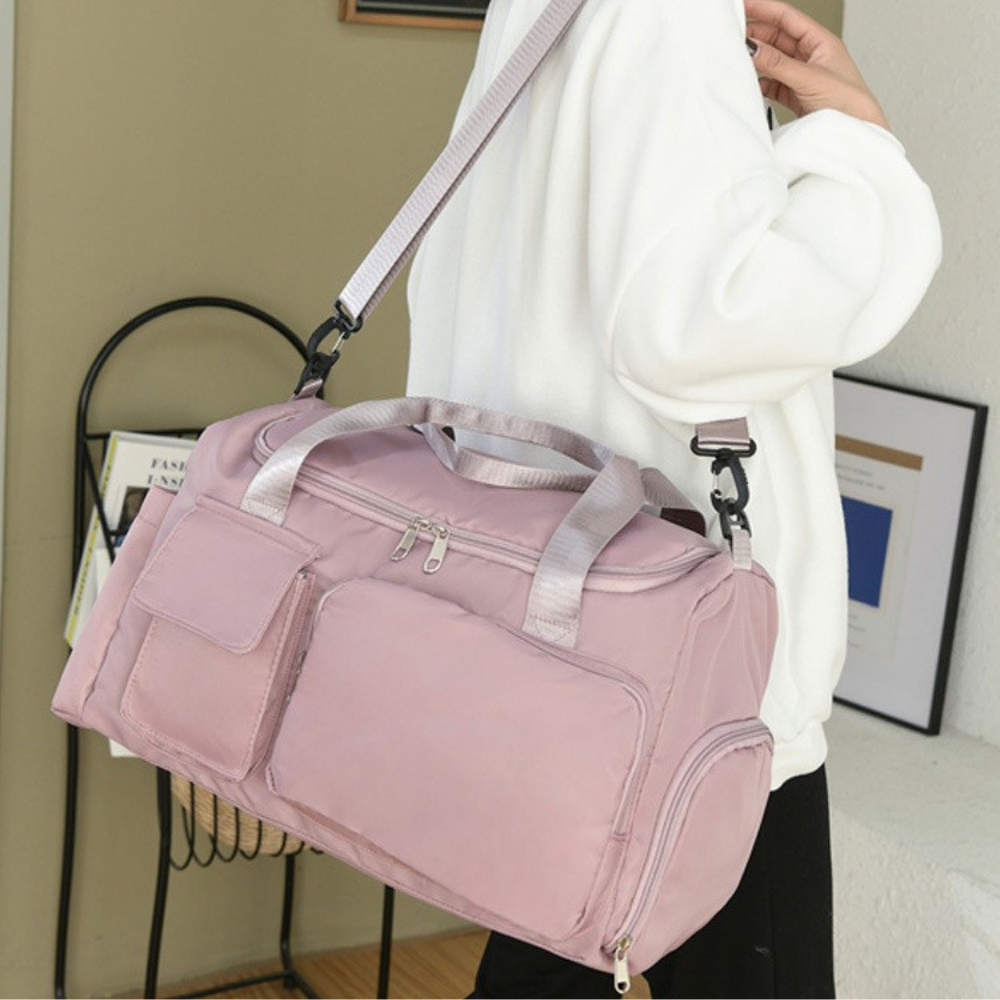 Vodotěsná cestovní taška Duffel | Velký kufr na cvičení s přihrádkou na boty