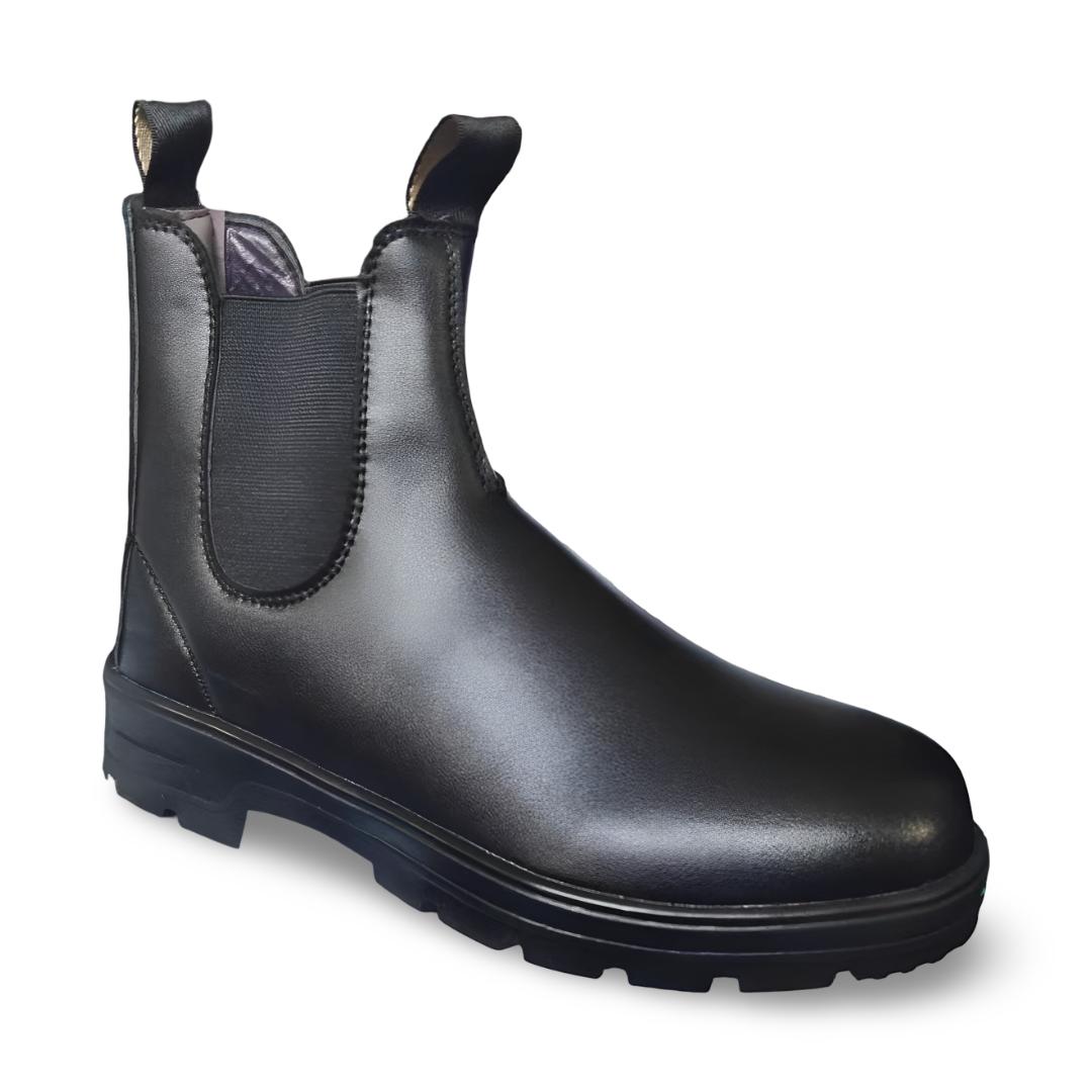 Wasserdichte Chelsea-Stiefel aus Leder für Damen | Robuste Slip-On