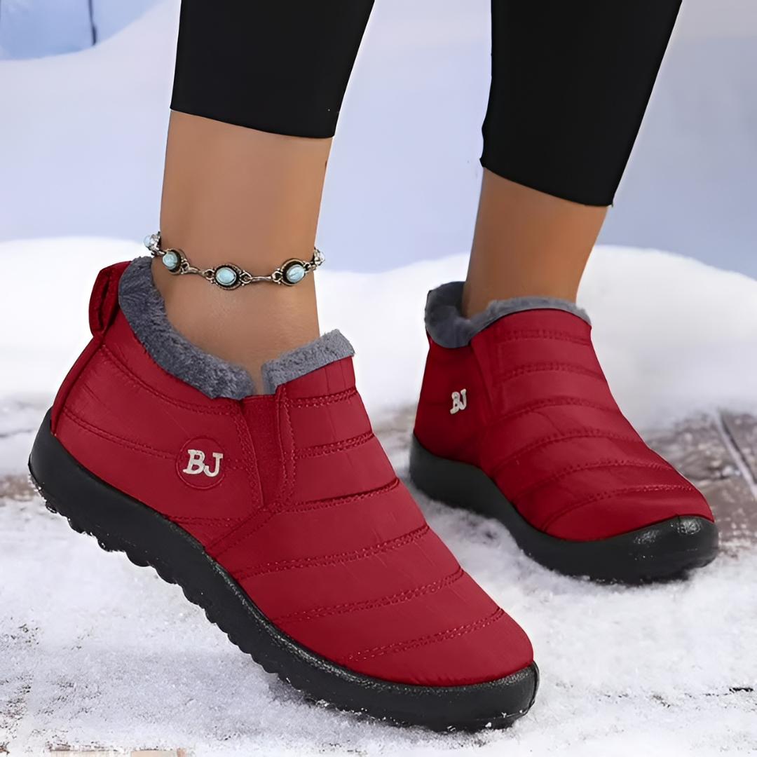 Wasserdichte Thermo-Winterstiefel für Damen | Schlupf-Schnee