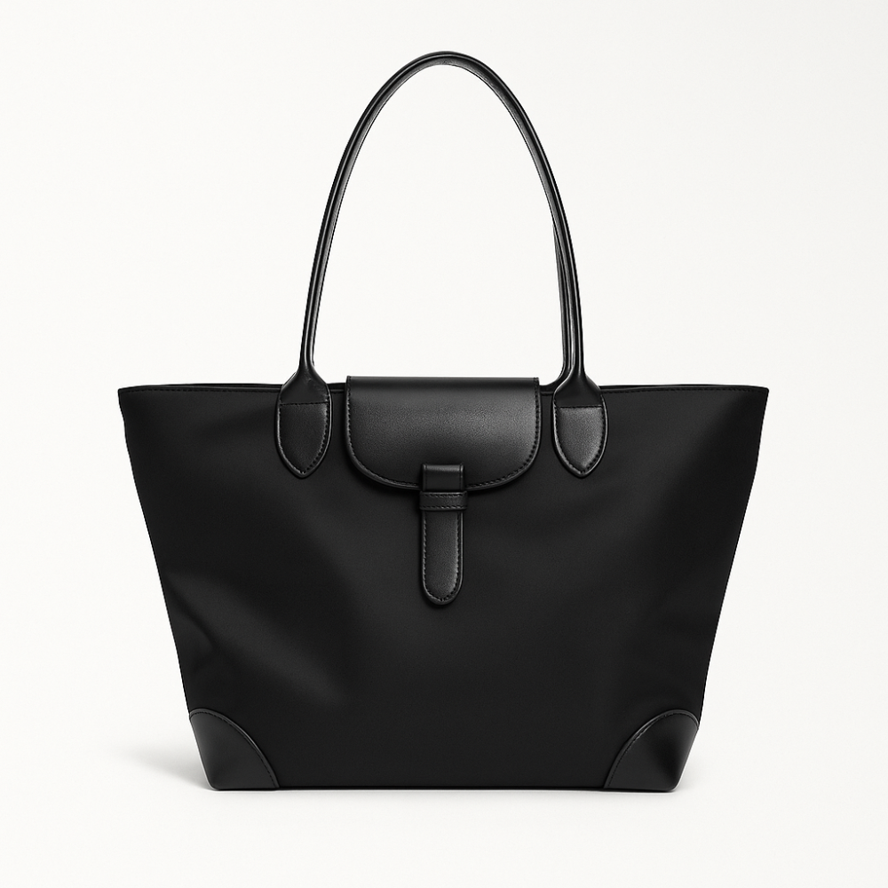 Women’s Large Canvas Tote Bag Minimalist Shoulder Handbag