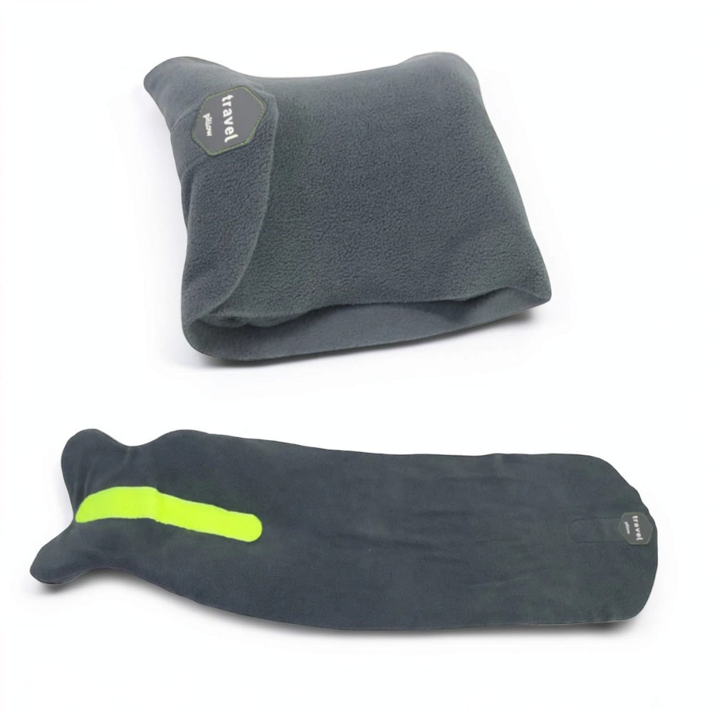 Adjustable Travel Pillow Neck Support Compact Neck Brace - Image 3